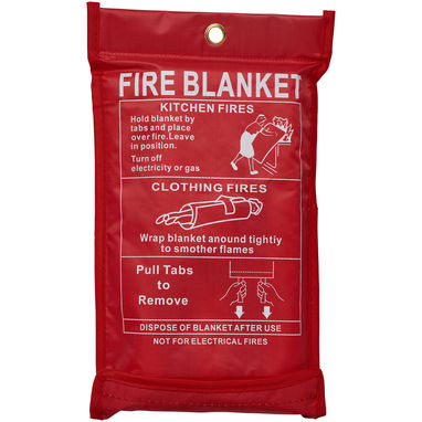 Одеяло пожарозащитное Margrethe, цвет красный - 12200300- Фото №3