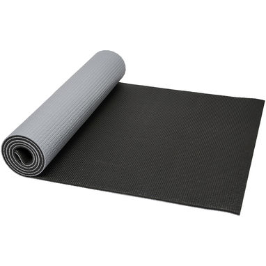Килимок для йоги Babaji, колір сірий, суцільний чорний - 12617401- Фото №4
