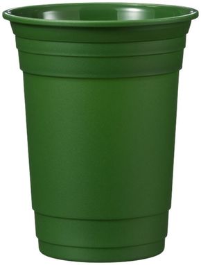 Стакан пластиковий, колір зелений - 10033206- Фото №1
