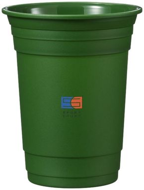 Стакан пластиковий, колір зелений - 10033206- Фото №6