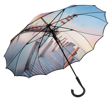 Зонт-трость автоматический AMAZE, цвет белый - 56-0108000- Фото №2