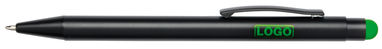 Ручка кулькова алюмінієва BLACK BEAUTY, колір зелений, чорний - 56-1101761- Фото №1