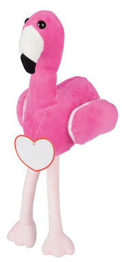 Плюшевый фламинго LUISA, цвет белый, чёрный, розовый - 56-0502253- Фото №2