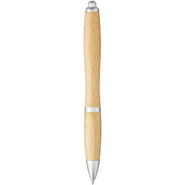 Ручка шариковая Nash , цвет натуральный, серебристый - 10737800- Фото №3