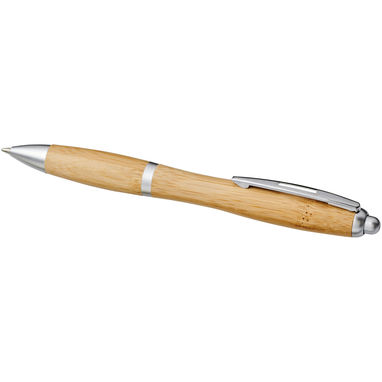 Ручка шариковая Nash , цвет натуральный, серебристый - 10737800- Фото №4