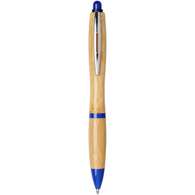 Ручка кулькова Nash , колір натуральний, яскраво-синій - 10737802- Фото №1