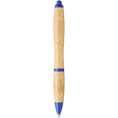Ручка шариковая Nash , цвет натуральный, ярко-синий - 10737802- Фото №3
