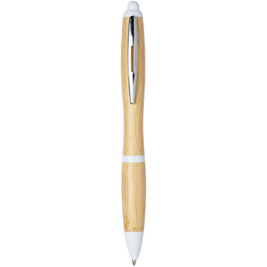 Ручка шариковая Nash , цвет натуральный, белый - 10737804- Фото №1