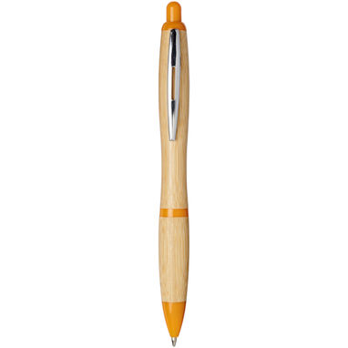 Ручка шариковая Nash , цвет натуральный, оранжевый - 10737807- Фото №1