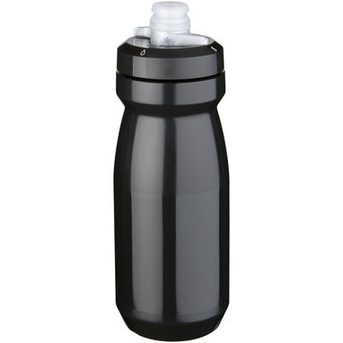 Бутылка спортивная Podium , цвет сплошной черный - 10058301- Фото №5