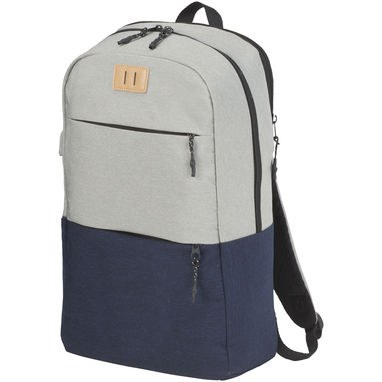 Рюкзак Cason для ноутбука , колір темно-синій, сірий - 12042501- Фото №1