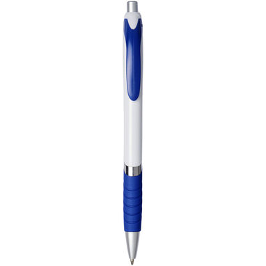 Ручка кулькова Turbo, колір білий, синій - 10736301- Фото №1