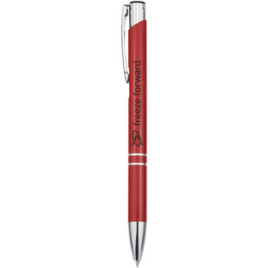 Ручка шариковая Moneta, цвет красный - 10744005- Фото №2