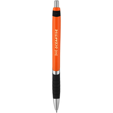 Ручка кулькова Turbo , колір помаранчевий, суцільний чорний - 10771305- Фото №2