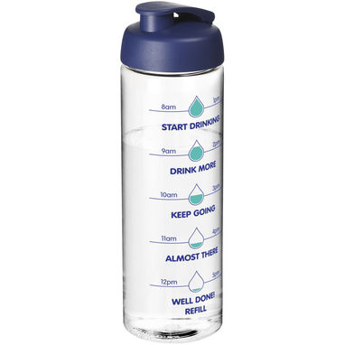 Бутылка спортивная H2O Vibe , цвет прозрачный, cиний - 21009402- Фото №2