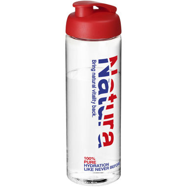 Бутылка спортивная H2O Vibe , цвет прозрачный, красный - 21009403- Фото №2