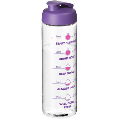 Бутылка спортивная H2O Vibe , цвет прозрачный, пурпурный - 21009409- Фото №2