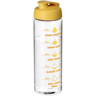 Пляшка спортивна H2O Vibe , колір прозорий, жовтий - 21009410- Фото №2