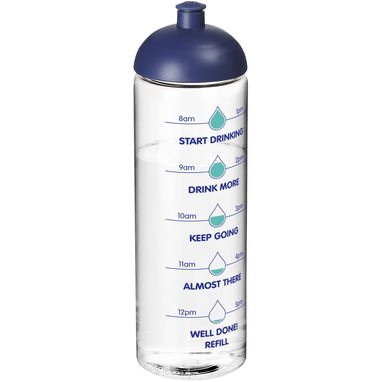 Бутылка спортивная H2O Vibe , цвет прозрачный, cиний - 21009502- Фото №2