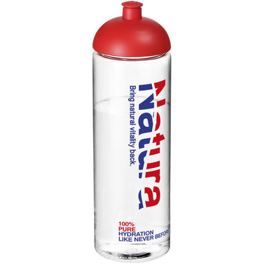 Бутылка спортивная H2O Vibe , цвет прозрачный, красный - 21009503- Фото №2