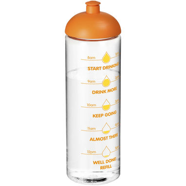 Бутылка спортивная H2O Vibe , цвет прозрачный, оранжевый - 21009507- Фото №2