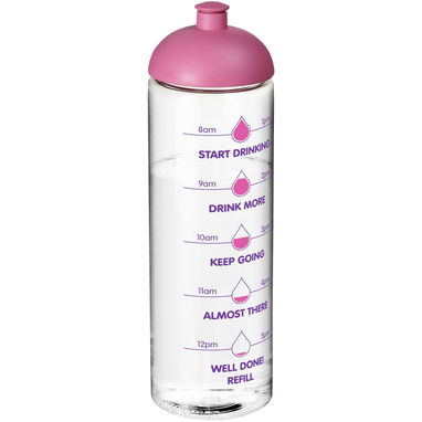 Пляшка спортивна H2O Vibe , колір прозорий, рожевий - 21009508- Фото №2