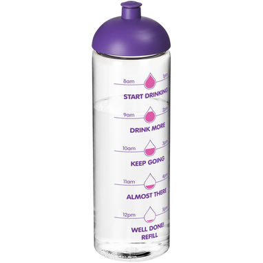 Пляшка спортивна H2O Vibe , колір прозорий, пурпурний - 21009509- Фото №2