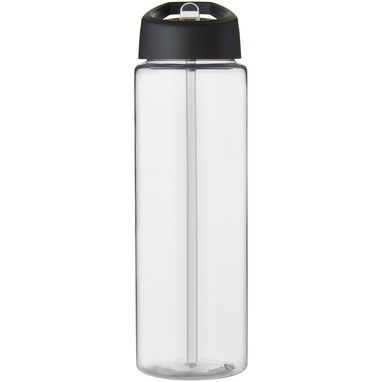 Пляшка спортивна H2O Vibe , колір прозорий, суцільний чорний - 21009600- Фото №3