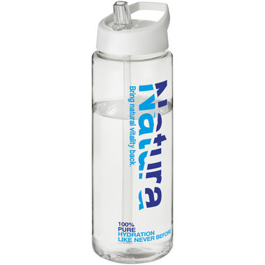 Бутылка спортивная H2O Vibe , цвет прозрачный, белый - 21009601- Фото №2