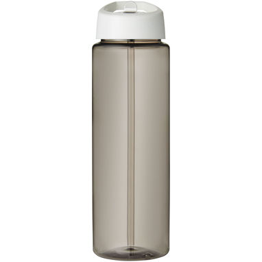 Пляшка спортивна H2O Vibe , колір темно-сірий, білий - 21009603- Фото №3