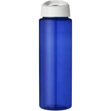 Пляшка спортивна H2O Vibe , колір синій, білий - 21009605- Фото №3