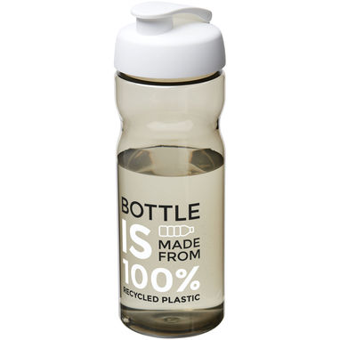 Пляшка спортивна H2O Eco , колір темно-сірий, білий - 21009701- Фото №2