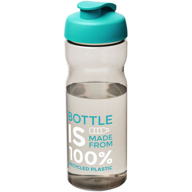 Пляшка спортивна H2O Eco , колір темно-сірий, аква - 21009705- Фото №2