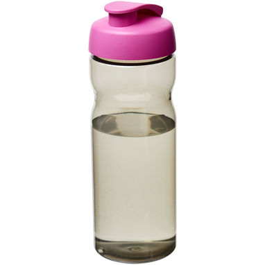Пляшка спортивна H2O Eco , колір темно-сірий, фуксія - 21009708- Фото №1