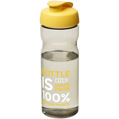 Пляшка спортивна H2O Eco , колір темно-сірий, жовтий - 21009710- Фото №2