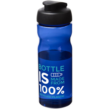 Бутылка спортивная H2O Eco , цвет cиний, сплошной черный - 21009711- Фото №2
