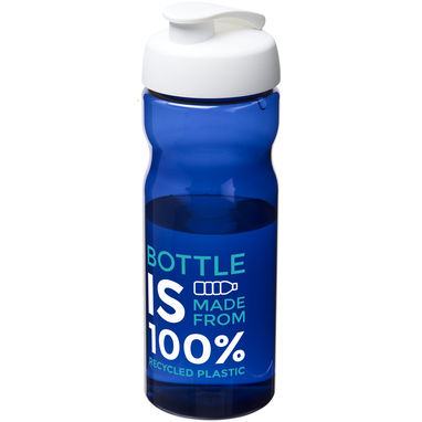 Пляшка спортивна H2O Eco , колір синій, білий - 21009713- Фото №2