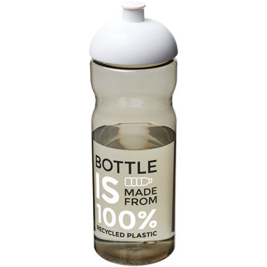 Пляшка спортивна H2O Eco , колір темно-сірий, білий - 21009801- Фото №2