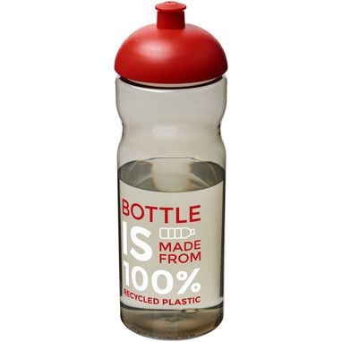 Пляшка спортивна H2O Eco , колір темно-сірий, червоний - 21009803- Фото №2