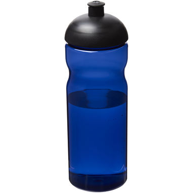 Бутылка спортивная H2O Eco , цвет cиний, сплошной черный - 21009811- Фото №1