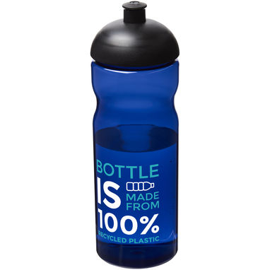 Пляшка спортивна H2O Eco , колір синій, суцільний чорний - 21009811- Фото №2