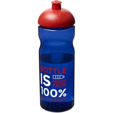 Пляшка спортивна H2O Eco , колір яскраво-синій, червоний - 21009814- Фото №2