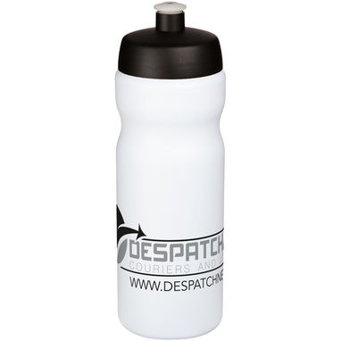 Пляшка спортивна Baseline Plus , колір білий, суцільний чорний - 21068400- Фото №2