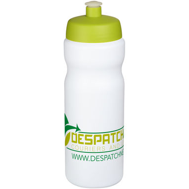 Пляшка спортивна Baseline Plus , колір білий, лайм - 21068404- Фото №2