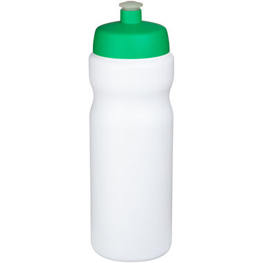 Пляшка спортивна Baseline Plus , колір білий, зелений - 21068406- Фото №1