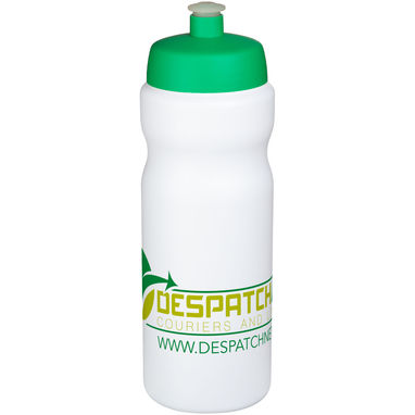Пляшка спортивна Baseline Plus , колір білий, зелений - 21068406- Фото №2