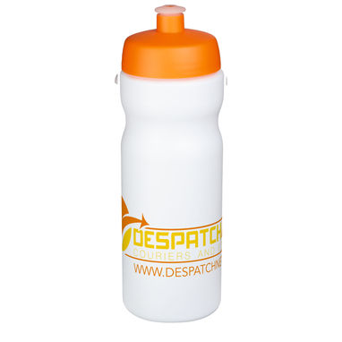 Пляшка спортивна Baseline Plus , колір білий, помаранчевий - 21068407- Фото №2