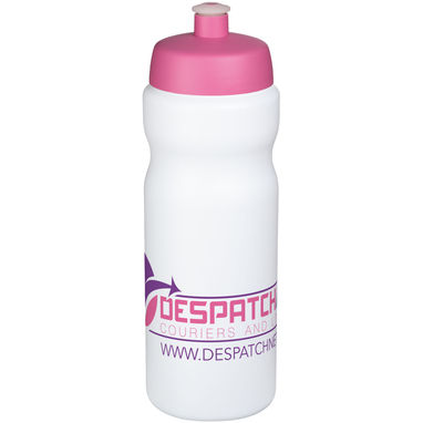 Пляшка спортивна Baseline Plus , колір білий, рожевий - 21068408- Фото №2