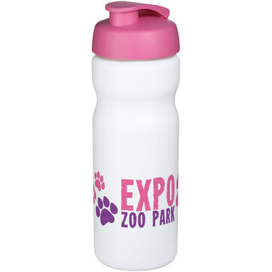 Бутылка спортивная Baseline Plus , цвет белый, розовый - 21068508- Фото №2