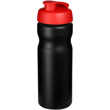 Пляшка спортивна Baseline Plus , колір суцільний чорний, червоний - 21068514- Фото №1